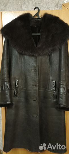 Дубленка натуральная женская 48 50 кожа