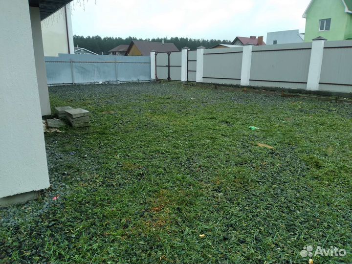 Покос травы, стрижка газона