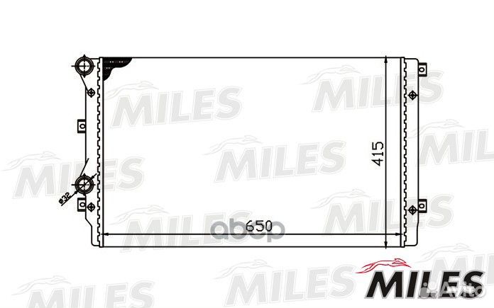 Радиатор VAG A3/G6/yeti/octavia 1.2-1.8/1.9TD 0