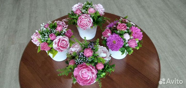 Букет из мыла