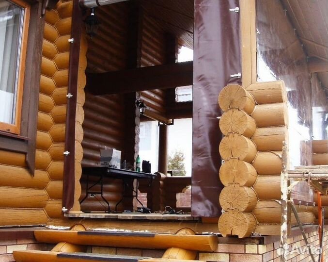 Мягкие окна для беседки