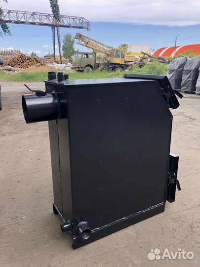 Твердотопливный котёл с увеличенной топкой