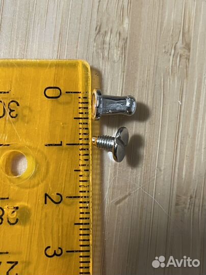 Заклепка / винт для ремня 5 мм металлический