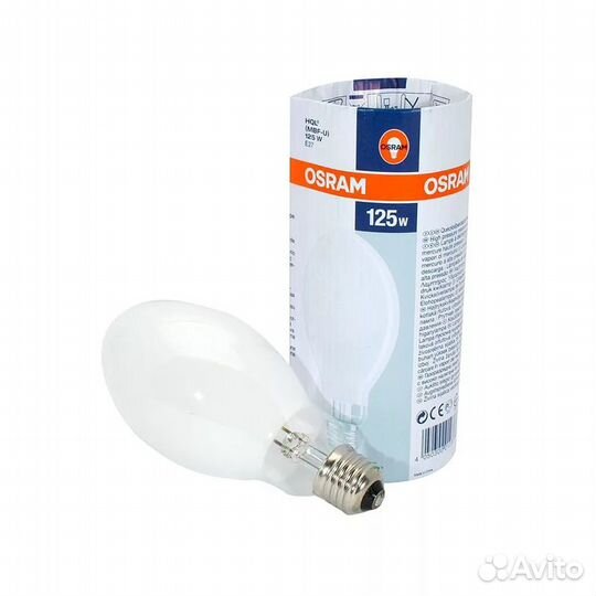 Лампа ртутная дрл osram 125w