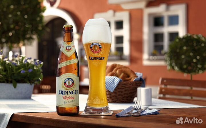 Бокалы пивные Erdinger Эрдингер 0,5 новые