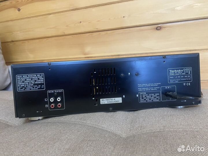 Кассетная дека technics rs tr 575