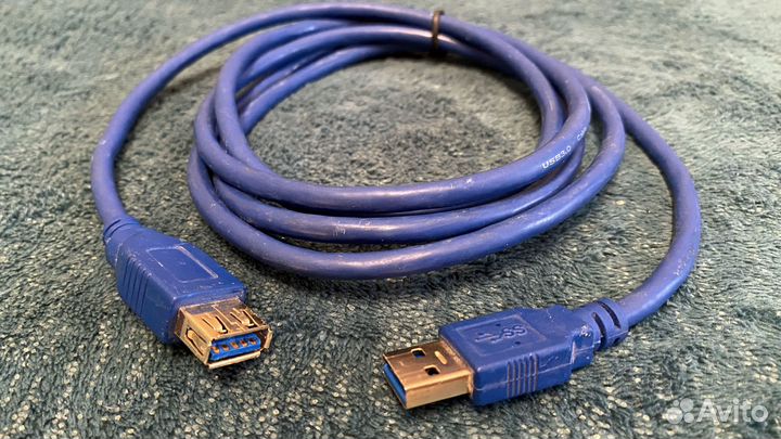 Кабель USB 3.0 A (M) - USB 3.0 A (F)