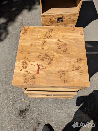 Тумба прикроватная 2 шт ретро береза СССР винтаж