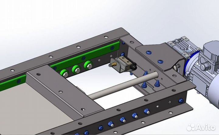 Ножевая задвижка с электрическим приводом