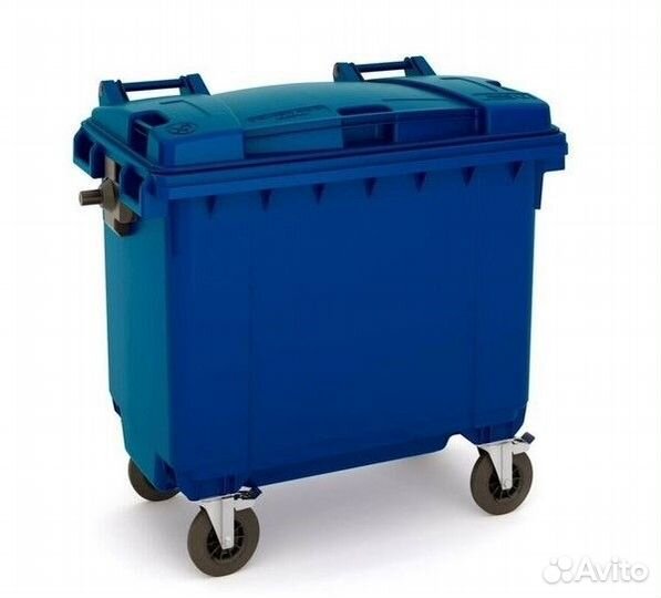 Мусорные контейнеры 1,1м3 пластиковые новые