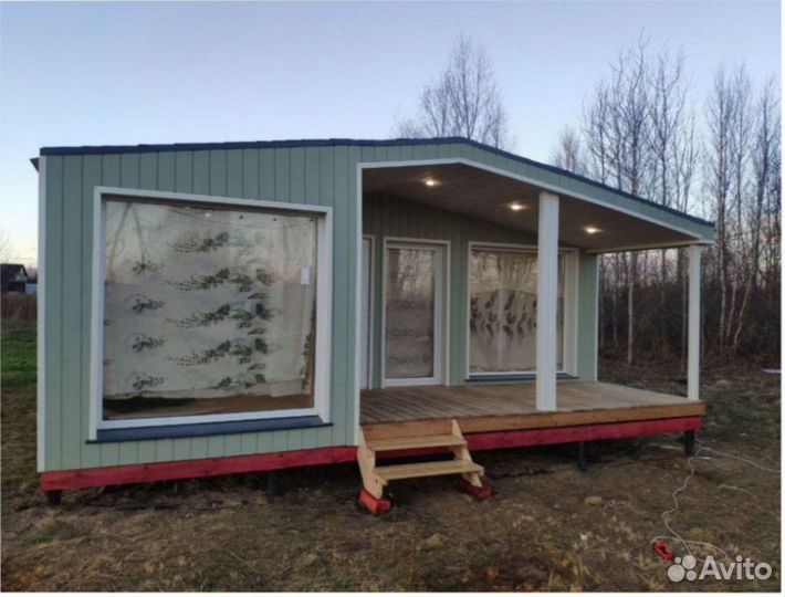 Каркасный теплый дом с доставкой 75 м кв, арт. дс-4606