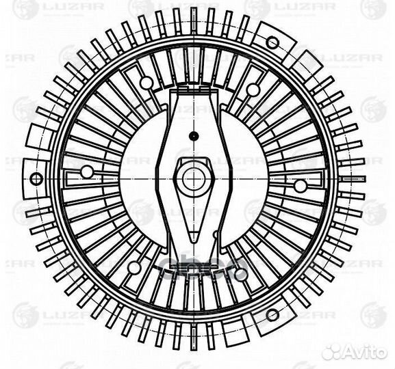 Муфта вязкост. для а/м SsangYong Actyon (05) /K