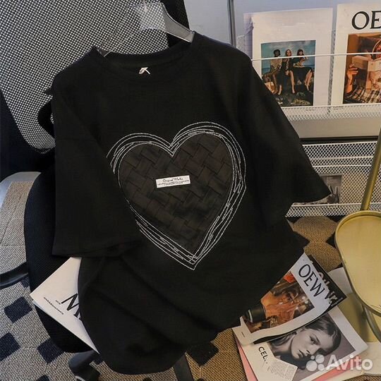 Женская оверсайз футболка