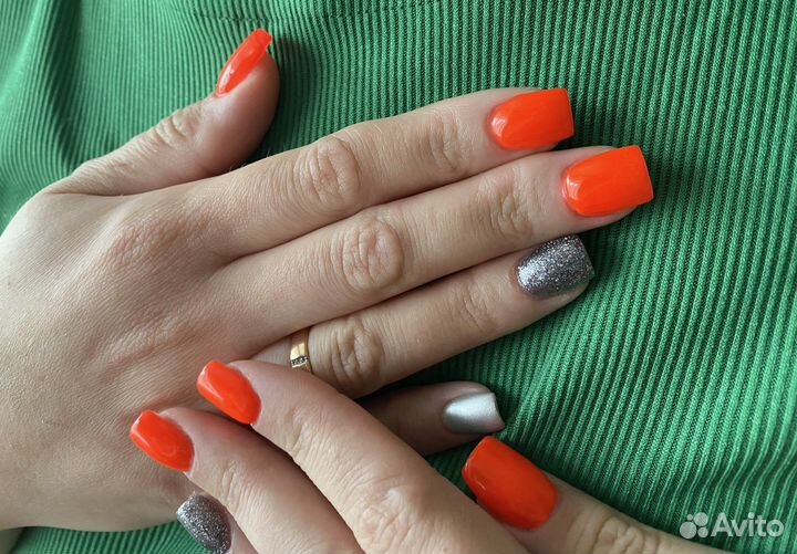Маникюр/Педикюр покрытие гель лаком