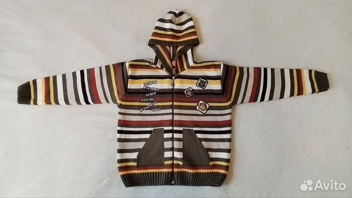 Кардиган с каюшоном и молнией Детский