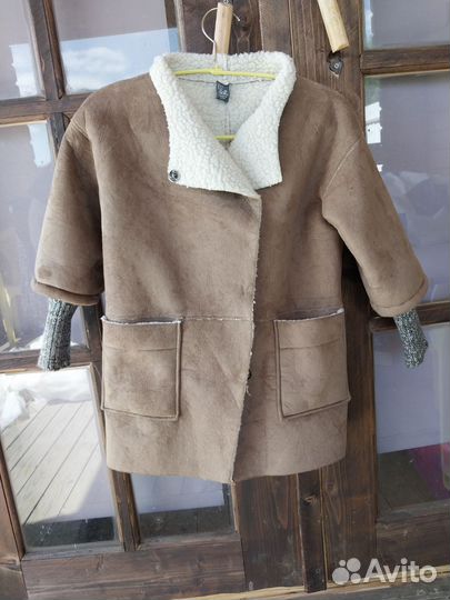 Дубленка на девочку Zara (128см)