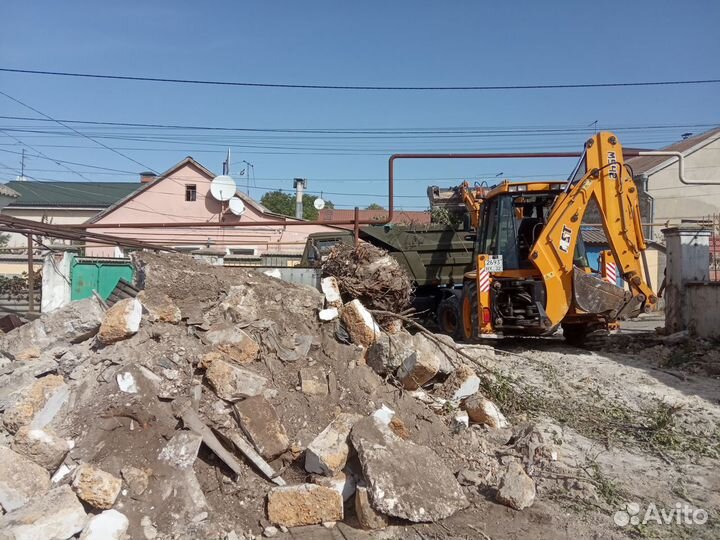 Вывоз грунта, строй мусора