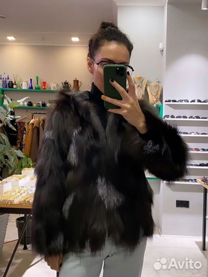 Шуба из песца