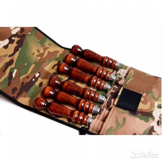 Шампуры в чехле. Подарочный набор. Красиво Удобно