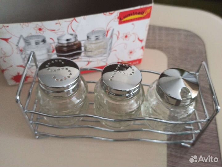 Набор для специй стекло