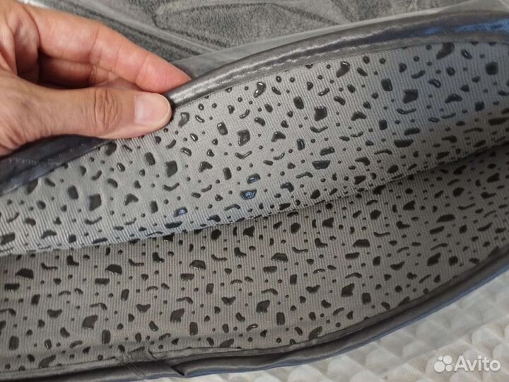 Коврик белый кот для душа большой smart