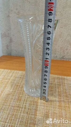 Ваза хрустальная