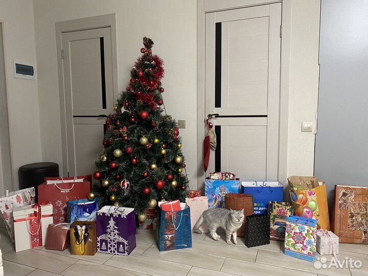 Елка искусственная с инеем 170 см