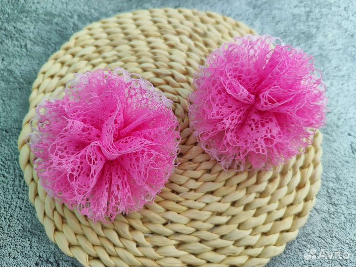 Бантики из кружева в школу садик