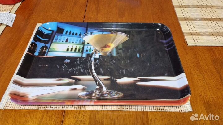 Поднос сервировочный пластиковый