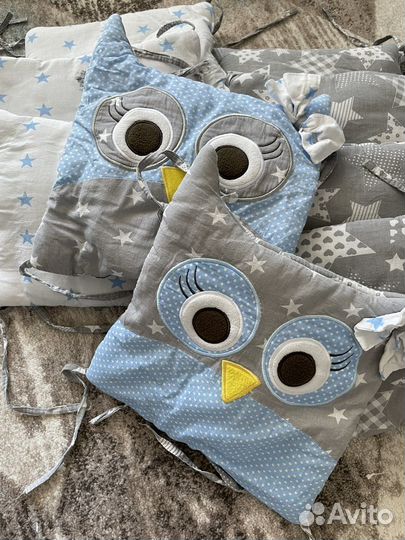 Бортики в детскую кроватку