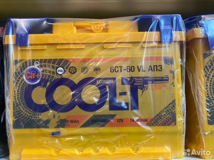 Аккумулятор Cool-T 60 А/ч обратной полярности