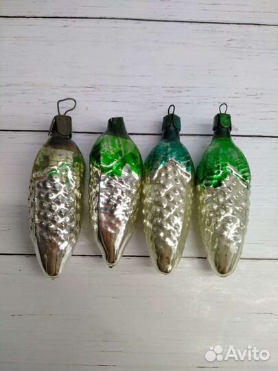 Много разных Елочные игрушки СССР