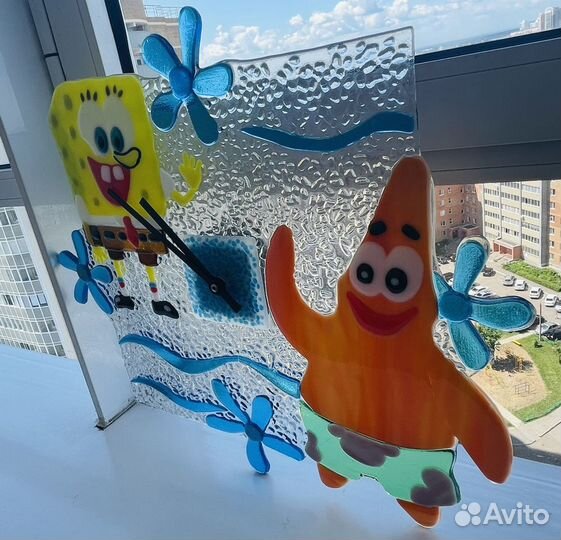 Часы муранское стекло