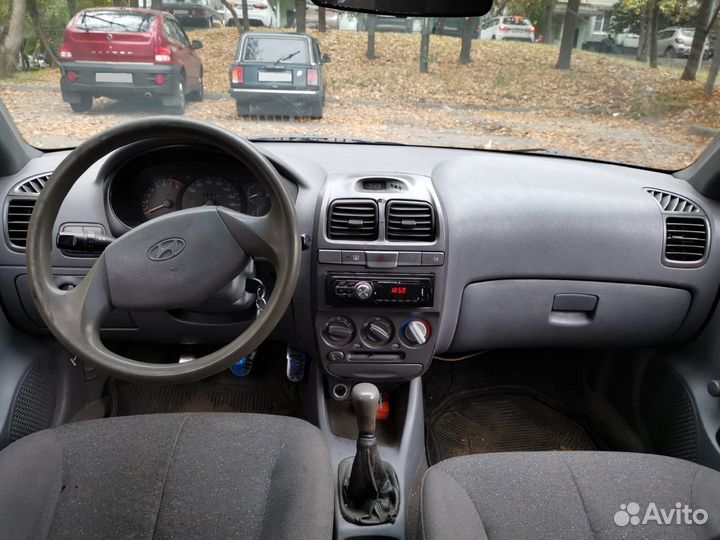 Hyundai Accent 1.5 МТ, 2005, 347 391 км
