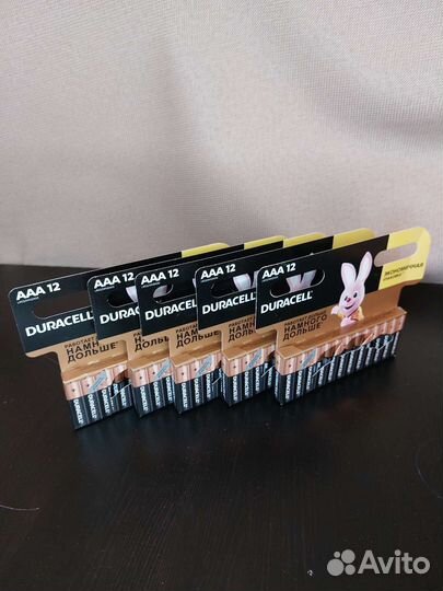 Батарейки duracell мизинчиковые