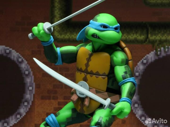 Черепашки ниндзя tmnt in Time Leonardo Neca