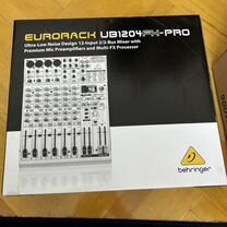 Микшерный пульт behringer eurorack ub1204fx-pro