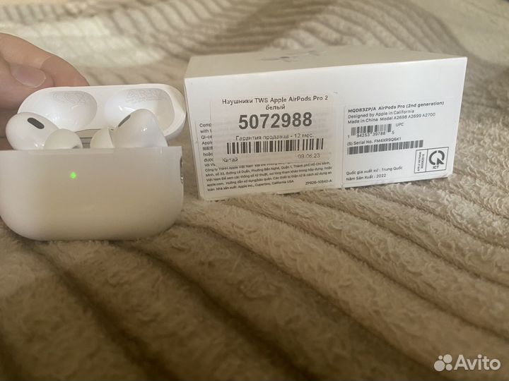 Беспроводные наушники apple airpods pro 2