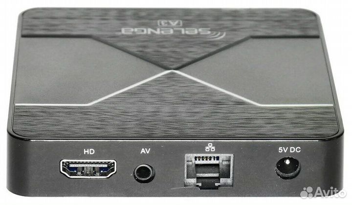 Смарт тв приставка на андроиде 4К selenga A3