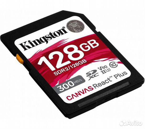 Карта памяти Kingston sdxc Canvas React Plus UHS-I