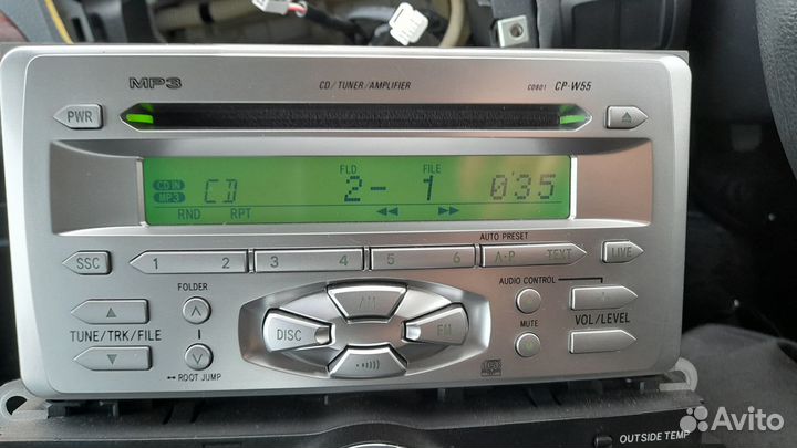 Штатная автомагнитола Toyota