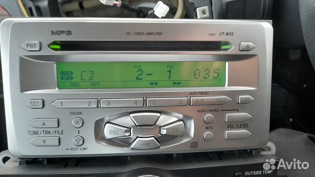 Штатная автомагнитола Toyota