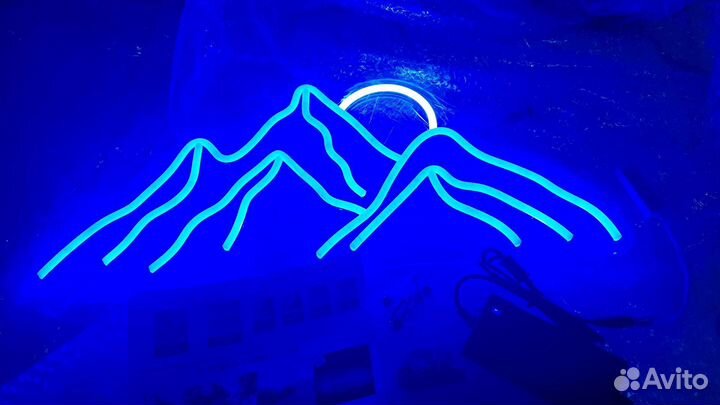 Неоновая вывеска готовая