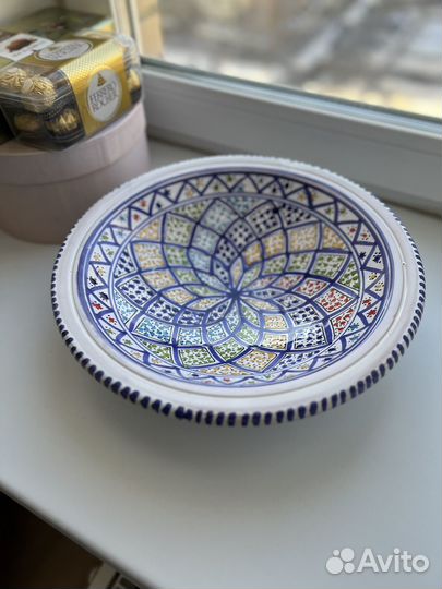 Блюдо большое керамика