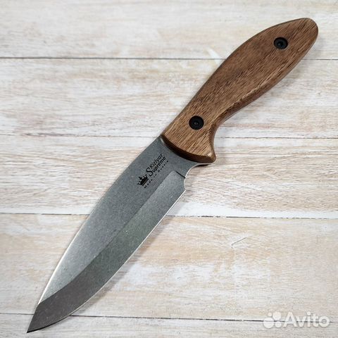 Нож нескладной fortuna ст.AUS8 (SW WH LS) (Kizlyar