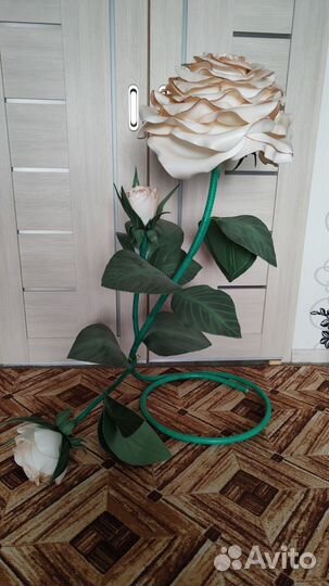 Цветок розы из изолона 150см