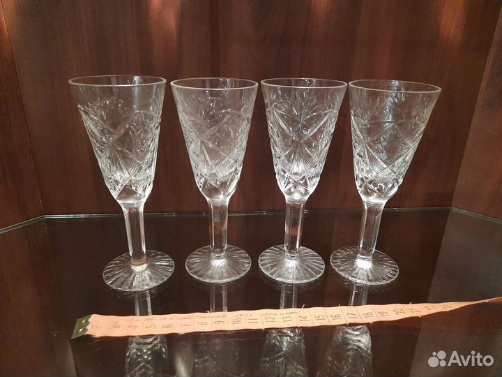 Хрусталь рюмки, фужеры