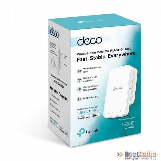 Wi-Fi усилитель сигнала TP-link Deco M3W mesh AC12