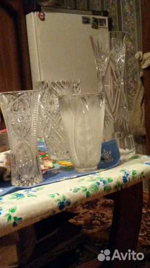 4 хруст вазочки СССР