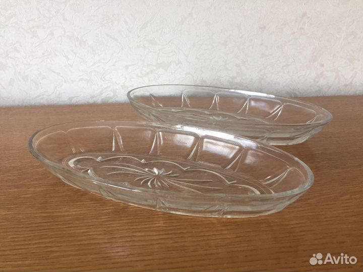 Селедочница, СССР, винтаж, 25х12 см, 2 шт